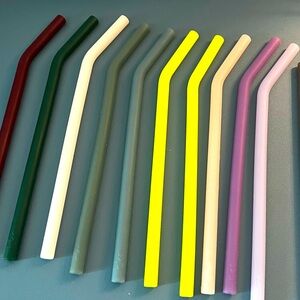 bkr Silicone Straw lot littles (16oz) and small coup (12oz)